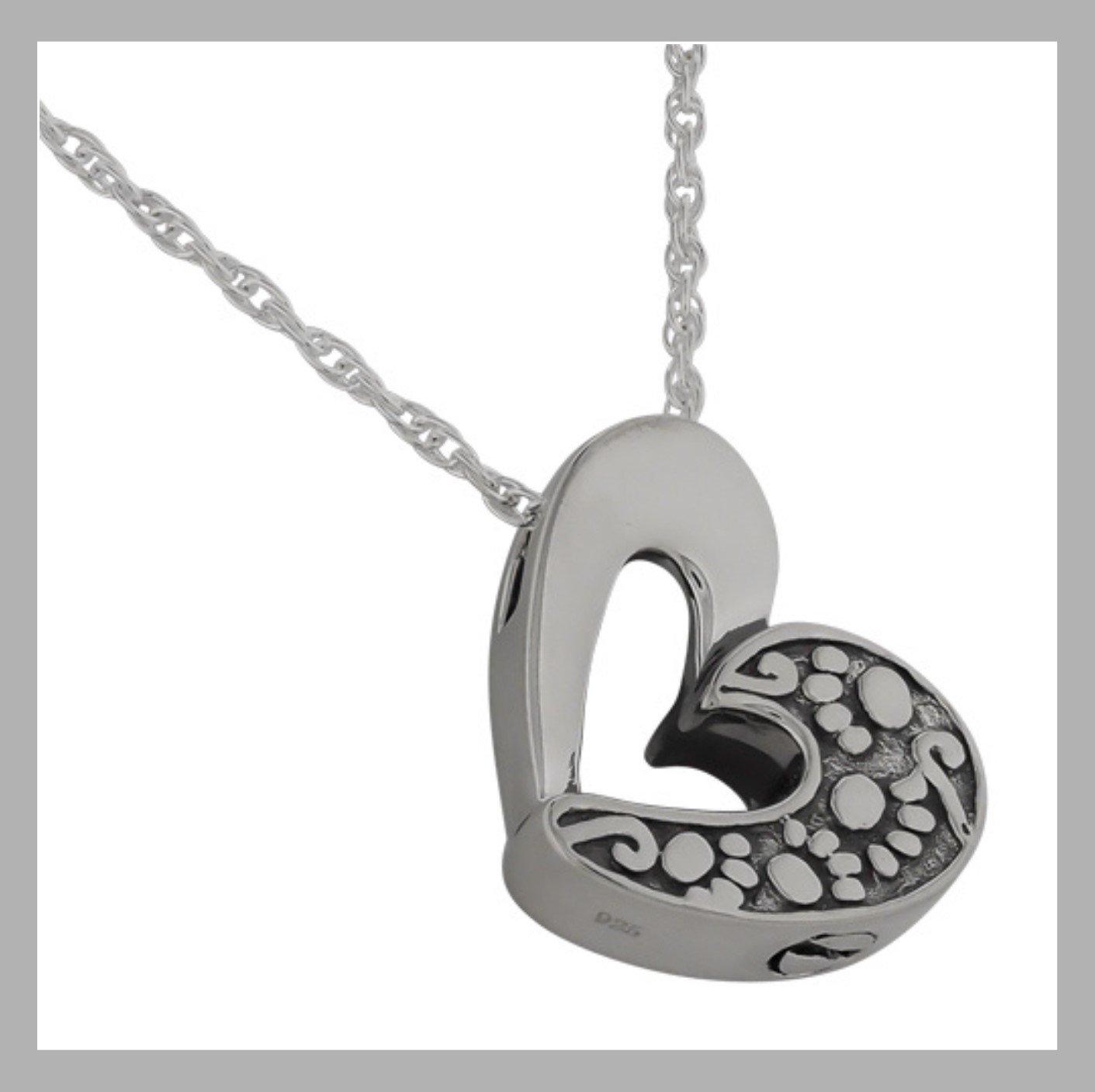 Inside My Heart Cremation Jewelry